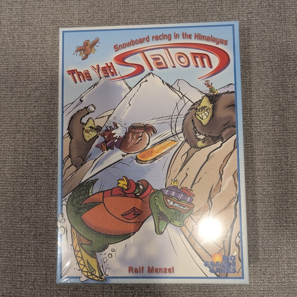 Yeti Slalom - Rio Grande Games - Snow Race Board Game Family Kids NIB